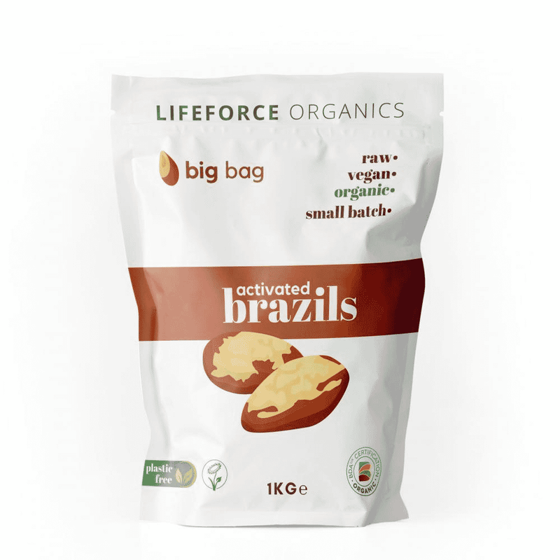 Lifeforce Organics Activated Brazils 1kg - Dennis the Chemist