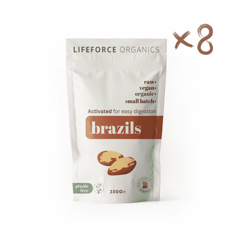 Lifeforce Organics Activated Brazils 250g x 8 CASE - Dennis the Chemist