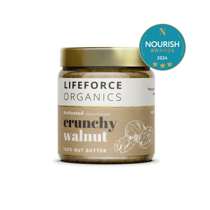 Lifeforce Organics Activated Crunchy Walnut Butter 220g SINGLE