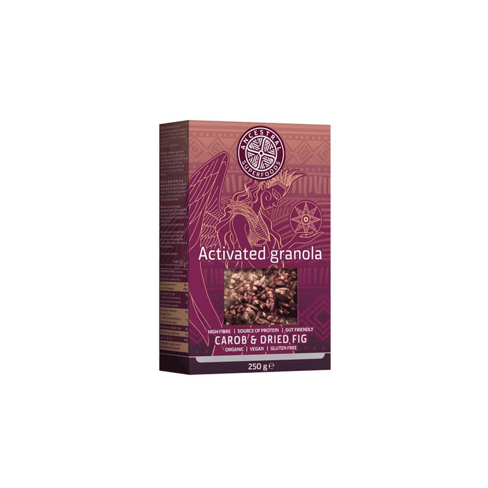 Ancestral Superfoods Activated Granola Carob & Dried Fig 250g