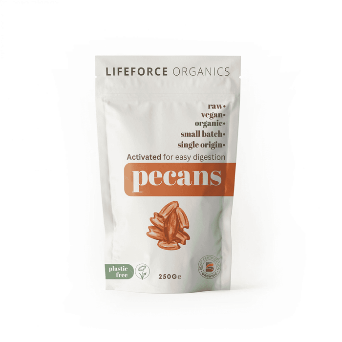 Lifeforce Organics Activated Pecans 250g SINGLE
