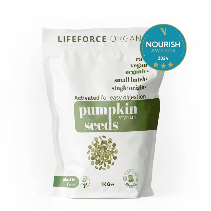 Lifeforce Organics Activated Pumpkin Seeds 1kg - Dennis the Chemist