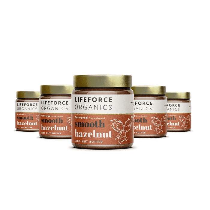 Lifeforce Organics Activated Smooth Hazelnut Butter 220g x 6 CASE