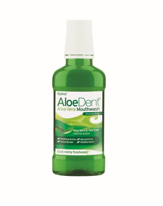 Aloe Dent Aloe Vera Mouthwash (Fluoride Free) 250ml - Dennis the Chemist