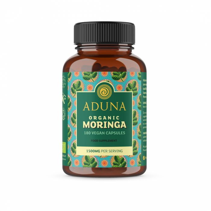 Aduna Organic Moringa Capsules 180's - Dennis the Chemist