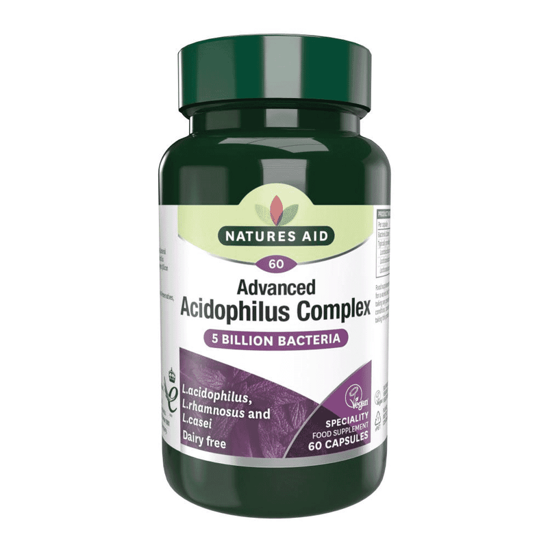 Natures Aid Advanced Acidophilus Complex (5 Billion Bacteria) 60s