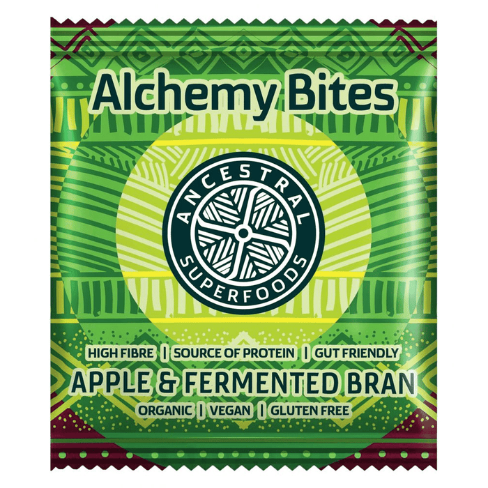 Ancestral Superfoods Alchemy Bites Apple & Fermented Bran 40g