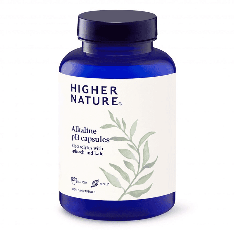 Higher Nature Alkaline pH Capsules (Formerly Alka Clear) 180s