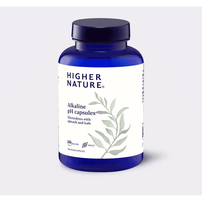 Higher Nature Alkaline pH Capsules (Formerly Alka Clear) 180s
