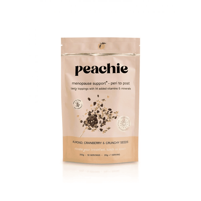 Peachie Almond, Cranberry & Crunchy Seeds 200g - Dennis the Chemist