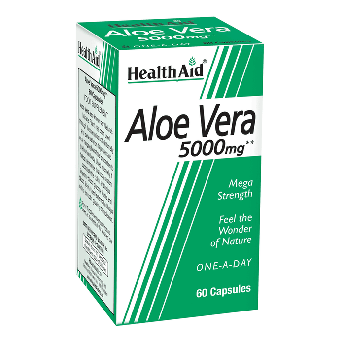 Health Aid Aloe Vera 5000mg 60s - Dennis the Chemist