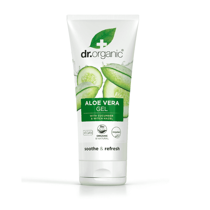 Dr Organic Aloe Vera Gel with Cucumber & Witch Hazel 200ml