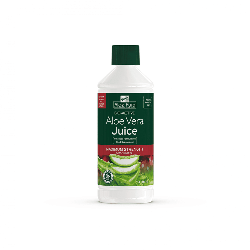 Aloe Pura Aloe Vera Juice with Cranberry 1 Litre