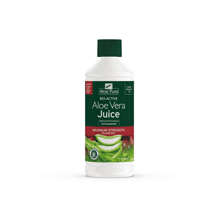 Aloe Pura Aloe Vera Juice with Cranberry 1 Litre