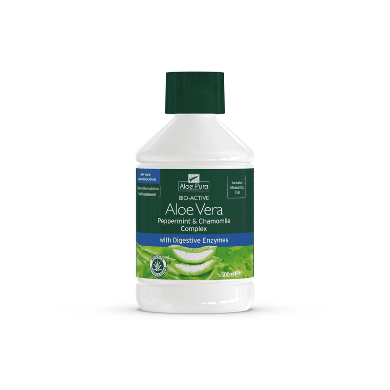 Aloe Pura Aloe Vera Peppermint & Chamomile Complex with Digestive Enzymes 500ml