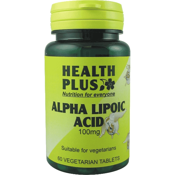 Health Plus Alpha Lipoic Acid 100mg 60s - Dennis the Chemist