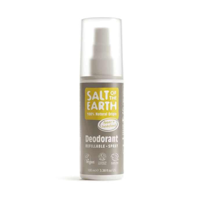 Salt of the Earth Amber & Sandalwood Deodorant Refillable Spray 100ml
