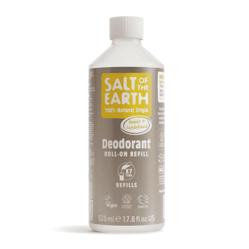 Salt of the Earth Amber & Sandalwood Deodorant Roll-On Refill 525ml