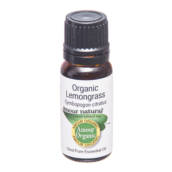 Amour Natural Organic Lemongrass Essential Oil  10ml - Dennis the Chemist
