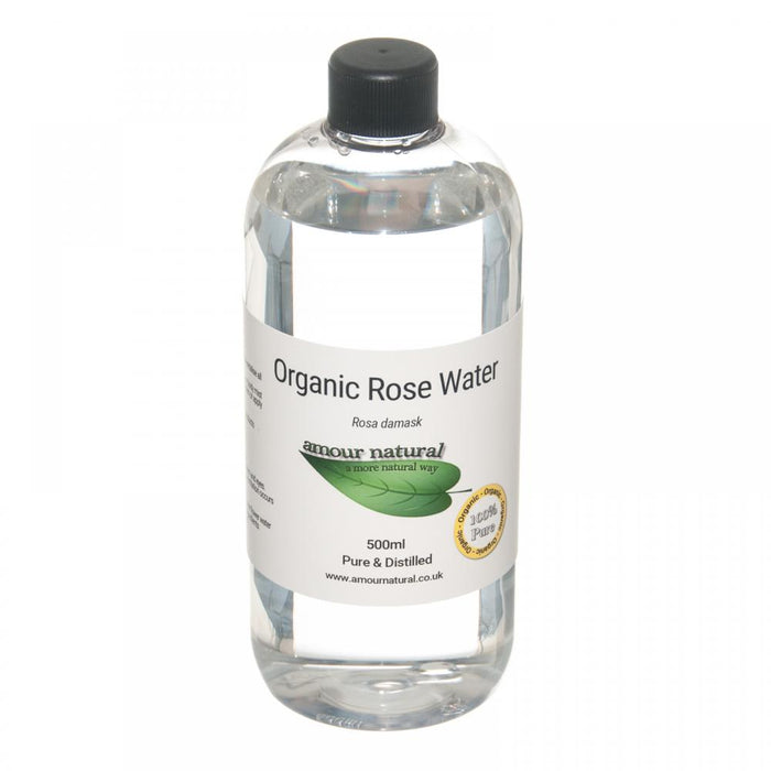 Amour Natural Organic Rose Water 500ml - Dennis the Chemist