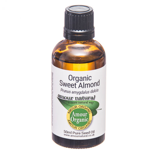 Amour Natural Organic Sweet Almond Oil 50ml - Dennis the Chemist