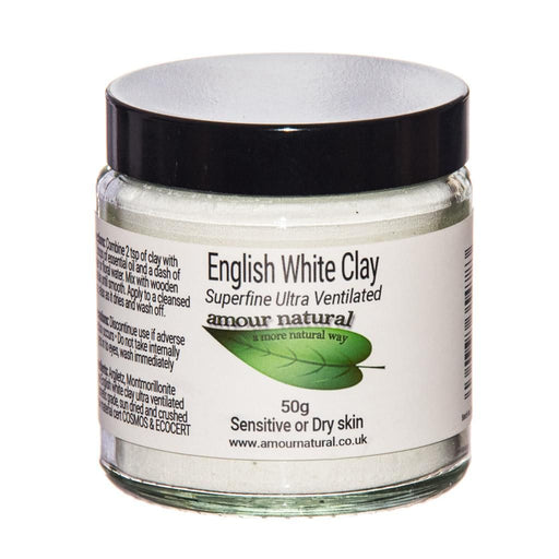 Amour Natural English White Clay 50g - Dennis the Chemist