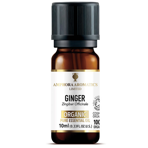 Amphora Aromatics Ginger Organic Pure Essential Oil 10ml - Dennis the Chemist