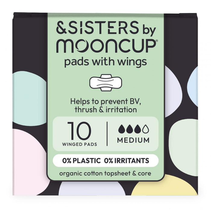 Mooncup Pads With Wings Medium 10s - Dennis the Chemist