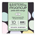 Mooncup Pads With Wings Medium 10s - Dennis the Chemist