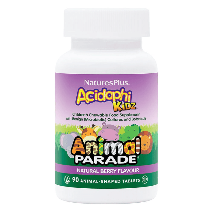 NaturesPlus Animal Parade Acidophi Kidz Natural Berry Flavour 90s