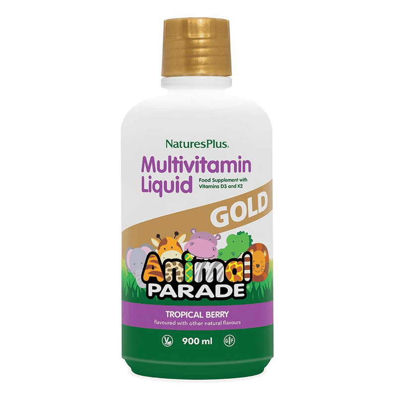 NaturesPlus Animal Parade GOLD Multivitamin Liquid Tropical Berry Flavour 900ml