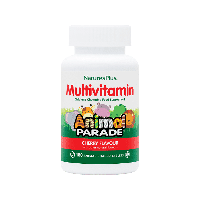 NaturesPlus Animal Parade Multivitamin Cherry Flavour 180s