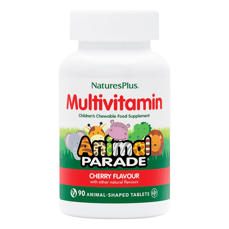 NaturesPlus Animal Parade Multivitamin Cherry Flavour 90s