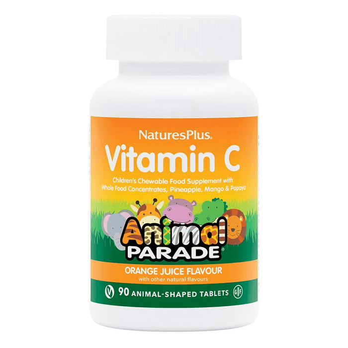 NaturesPlus Animal Parade Vitamin C Orange Juice Flavour 90s
