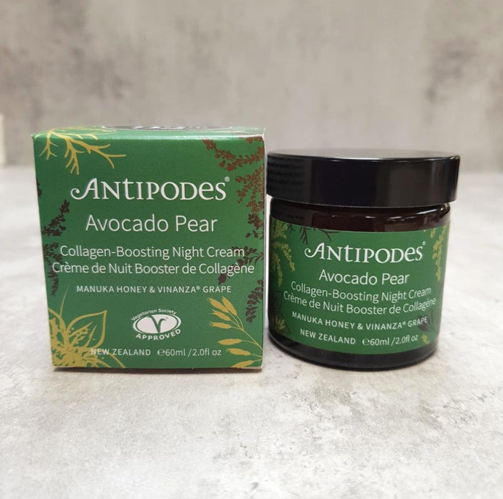 Antipodes Avocado Pear Collagen Boosting Night Cream 60ml - Dennis the Chemist