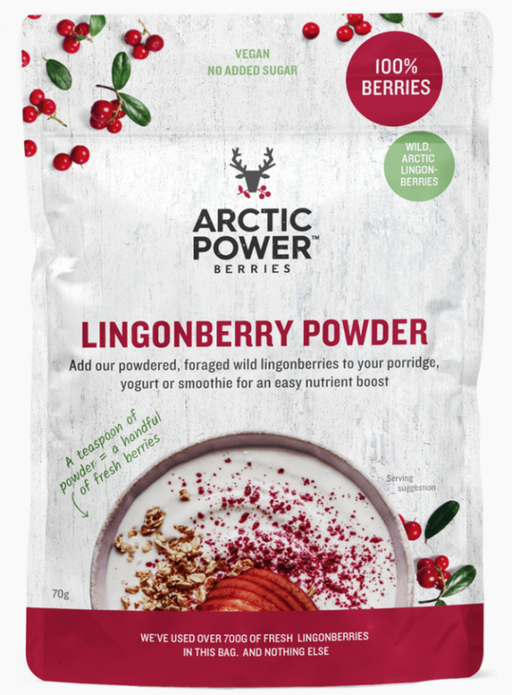 Arctic Power Berries Lingonberry Powder 70g - Dennis the Chemist