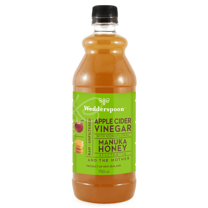 Wedderspoon Apple Cider Vinegar with Manuka Honey 750ml