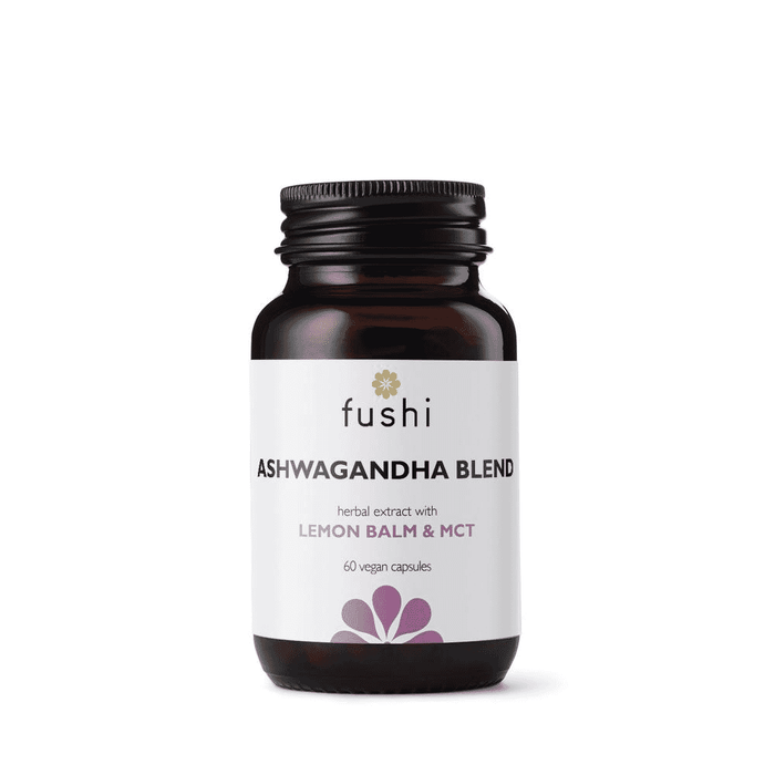 Fushi Ashwagandha Blend with Lemon Balm & MCT 60s (WHITE)