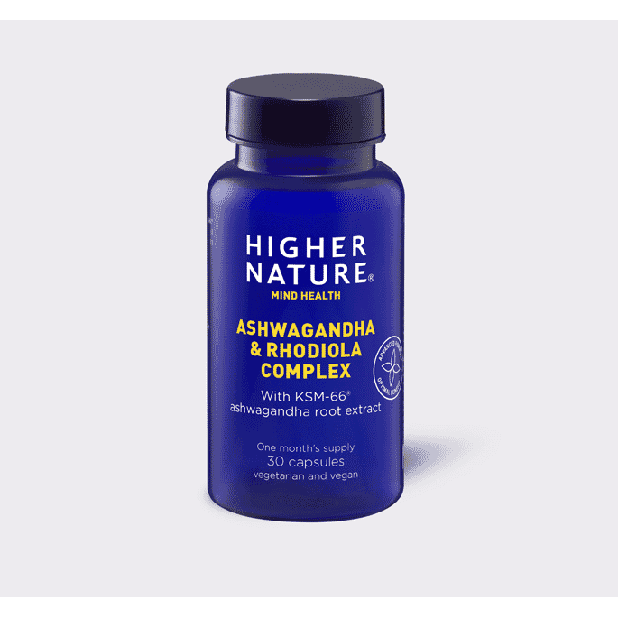 Higher Nature Ashwagandha & Rhodiola Complex 30s