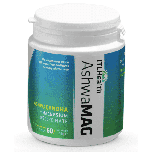 ITL Health AshwaMAG Ashwagandha + Magnesium Bisglycinate 60s
