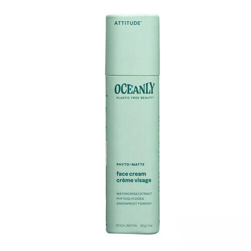 ATTITUDE Oceanly PHYTO-MATTE Face Cream Stick 30g - Dennis the Chemist