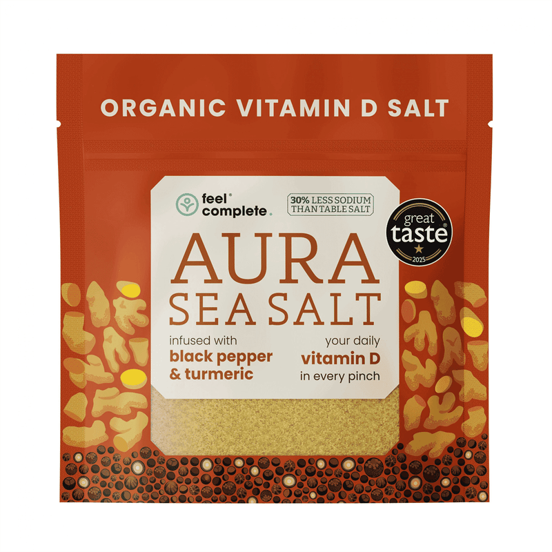 Feel Complete Aura Sea Salt Black Pepper & Turmeric (Organic) 80g