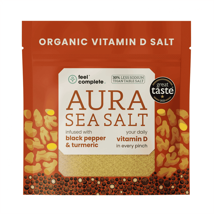 Feel Complete Aura Sea Salt Black Pepper & Turmeric (Organic) 80g