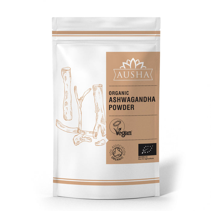 Ausha Organic Ashwagandha Powder 100g - Dennis the Chemist