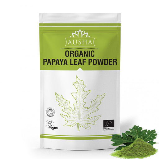 Ausha Organic Papaya Leaf Powder 100g - Dennis the Chemist