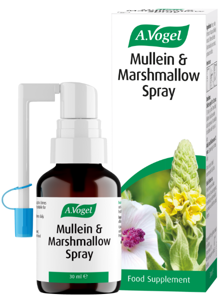 A Vogel (BioForce) Mullein & Marshmallow Spray 30ml - Dennis the Chemist