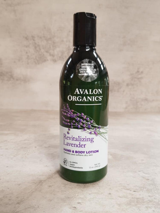 Avalon Organics Revitalizing Lavender Hand & Body Lotion 340g - Dennis the Chemist