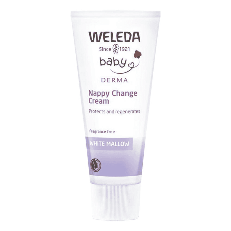 Weleda Baby Derma Nappy Change Cream White Mallow 50ml - Dennis the Chemist