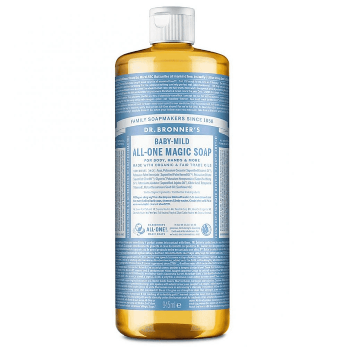 Dr Bronner's Magic Soaps Baby Mild All-One Magic Soap 945ml
