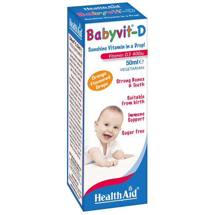 Health Aid Babyvit-D Vitamin D 400iu 50ml